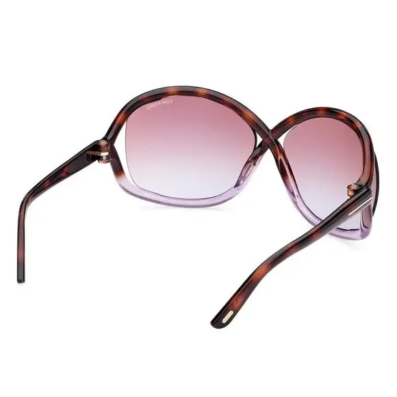 💎✨NEW WITH  TAG✨💎TOM FORD BETTINA Sunglasses Havana Violet Frame Gradien… - Picture 2 of 7